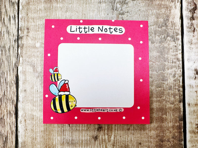 Christmas Bee Notepad