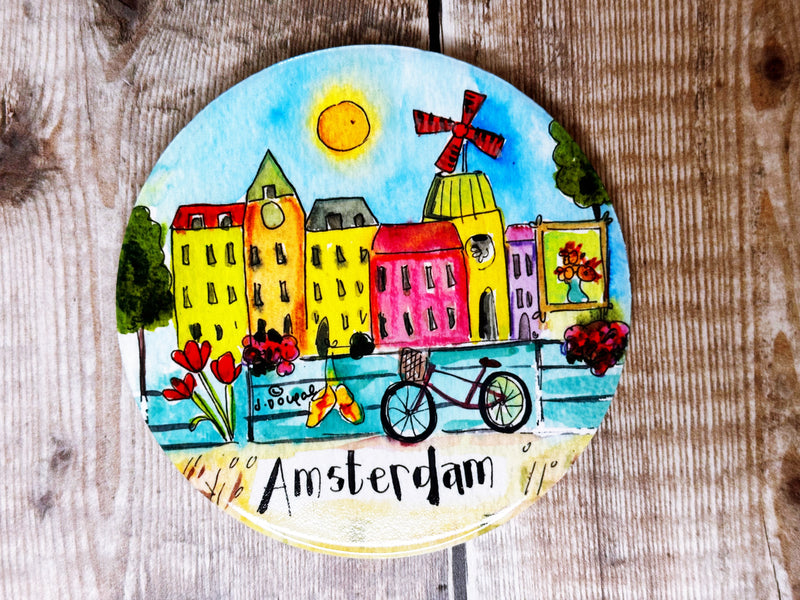 Amsterdam Ceramic Coaster