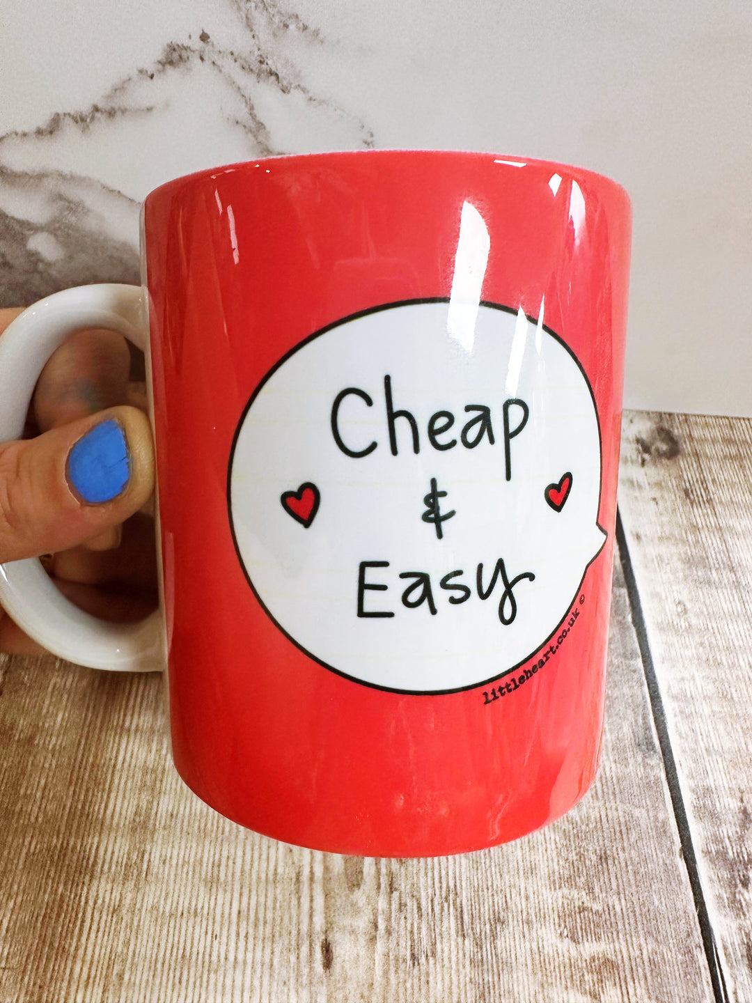 Cheap and Easy Speech Bubbles Mug, Coaster or Badge