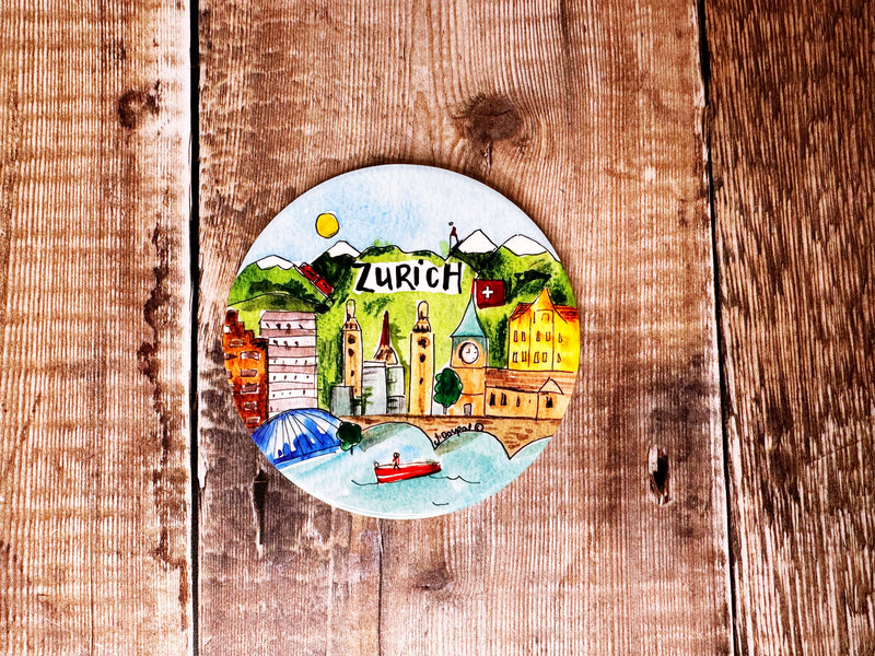 Zurich Ceramic Coaster