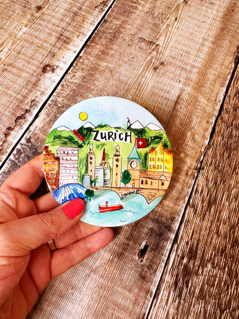 Zurich Ceramic Coaster