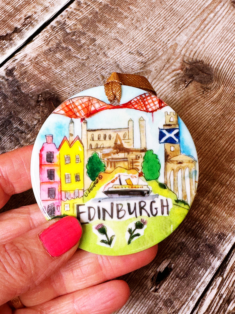 Edinburgh Scotland Ceramic Decoration