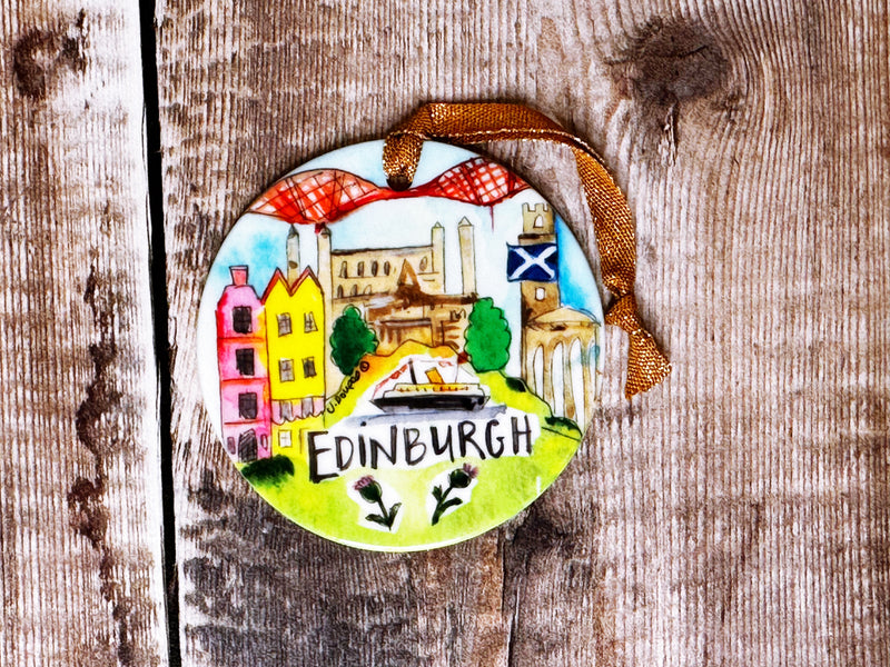 Edinburgh Scotland Ceramic Decoration