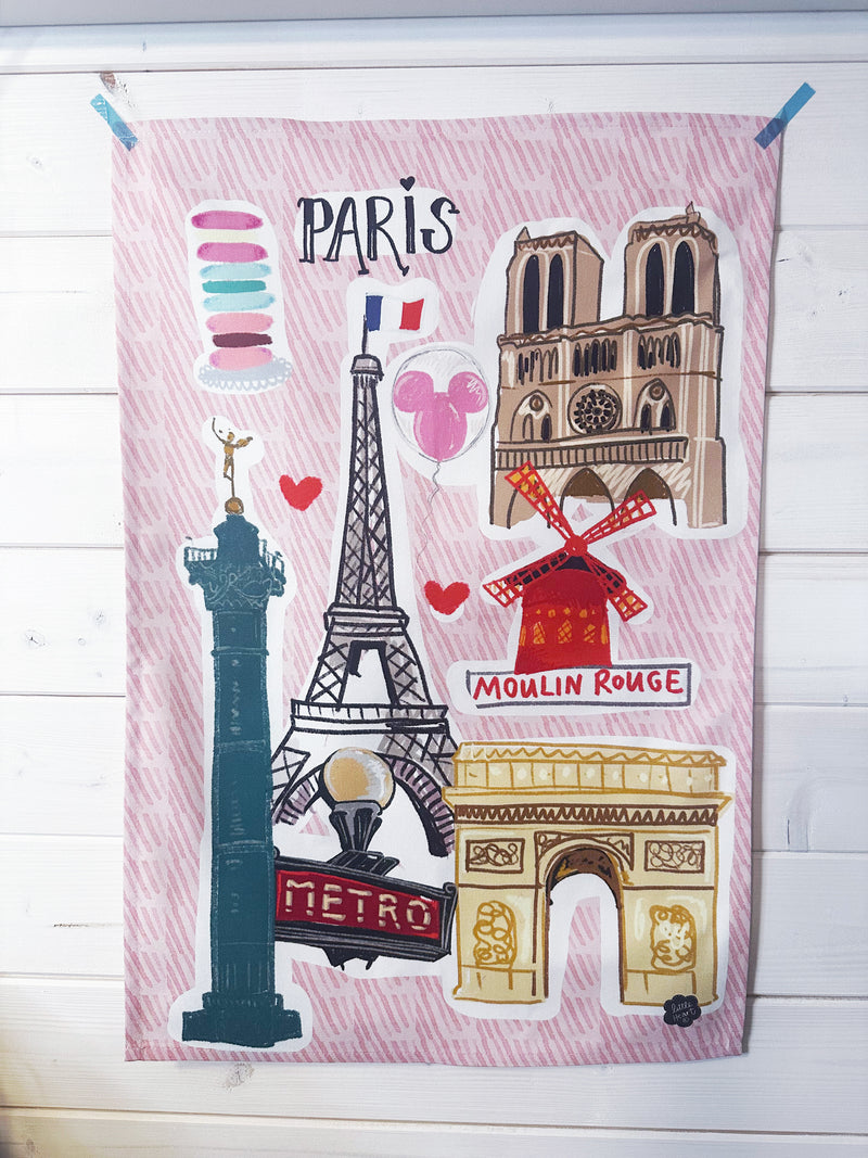 Paris Tea Towel