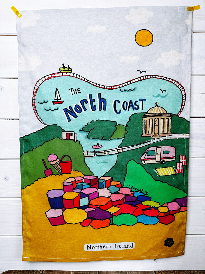 The North Coast Northern Ireland Tea Towel