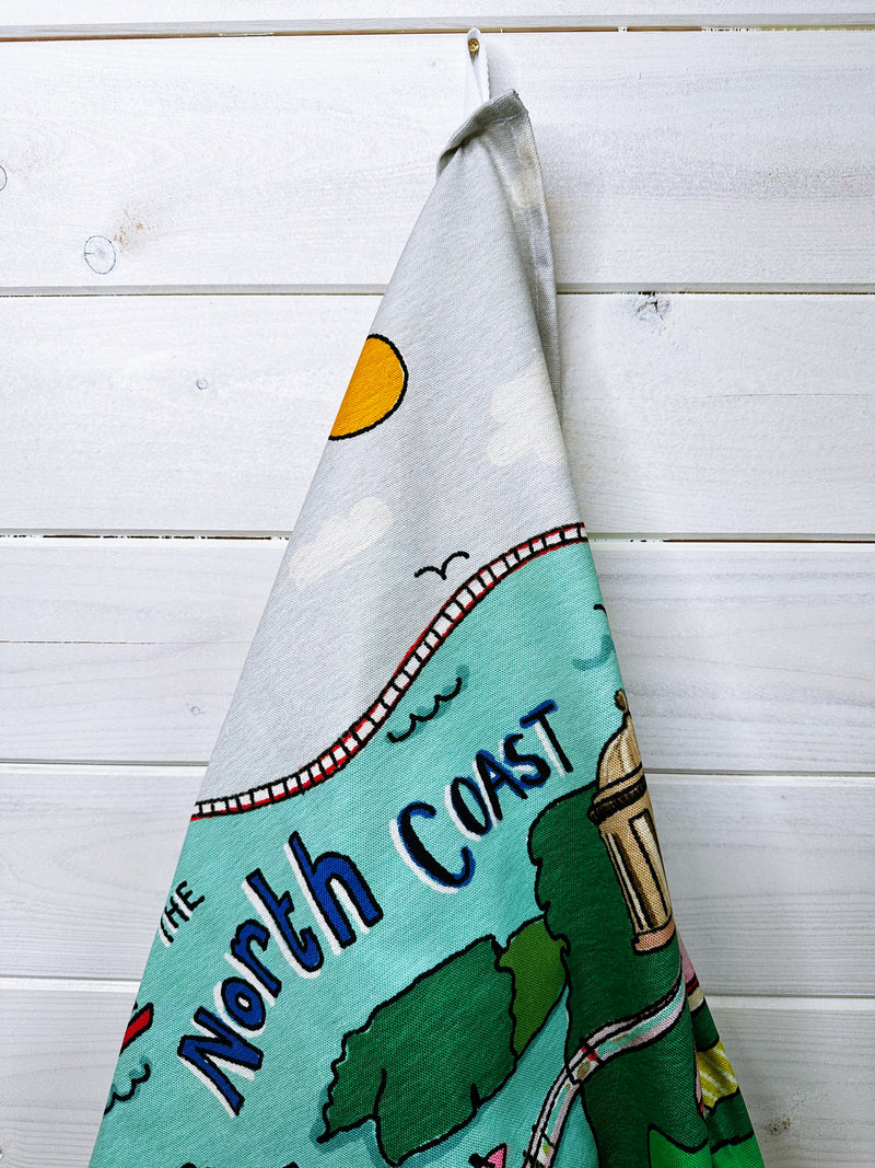 The North Coast Northern Ireland Tea Towel