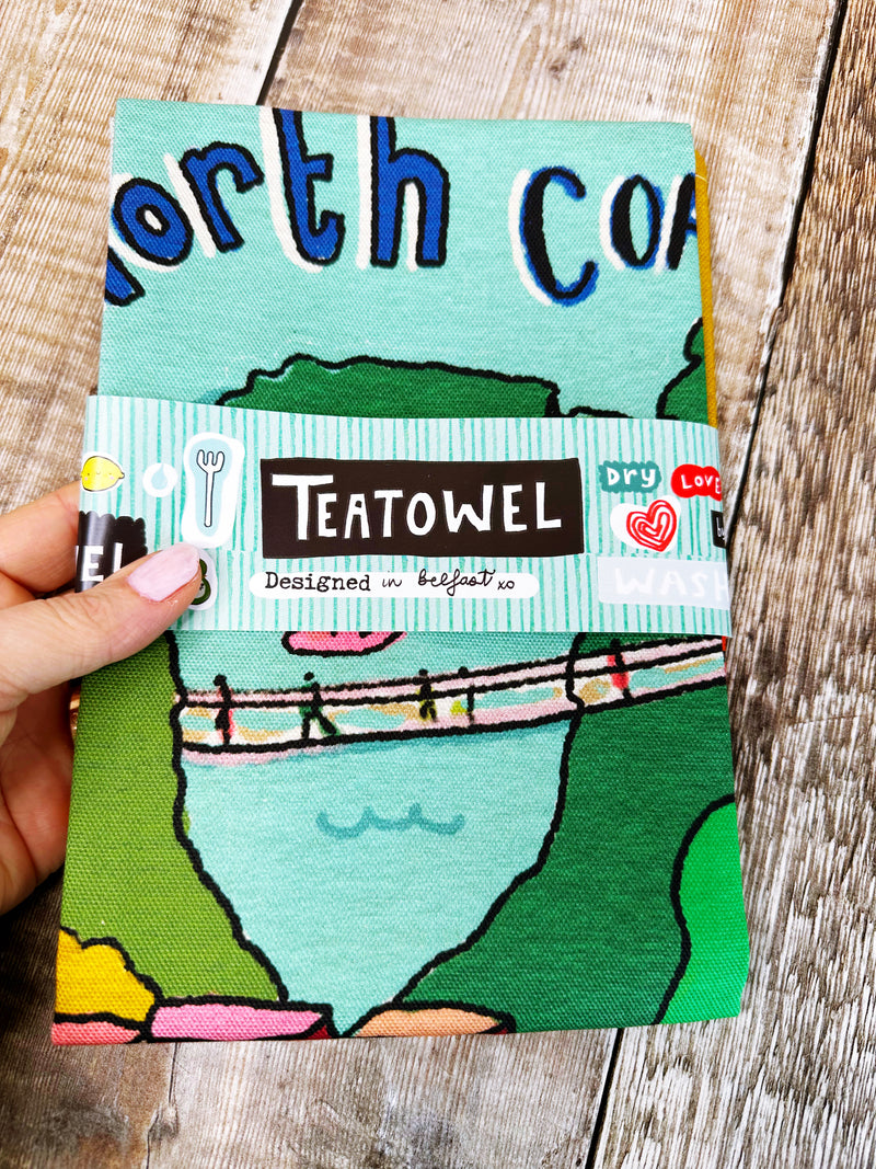 The North Coast Northern Ireland Tea Towel