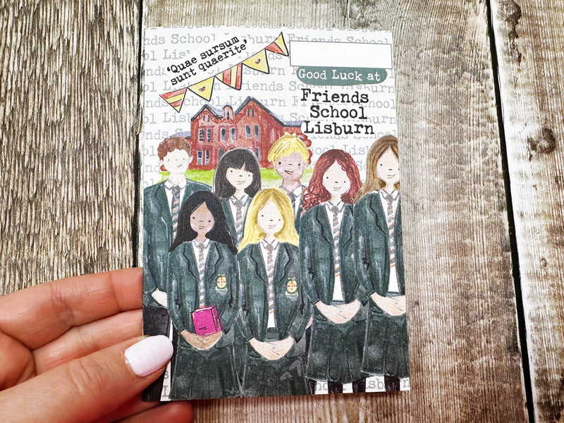 A6 First Day at Secondary School Personalised Greeting Card