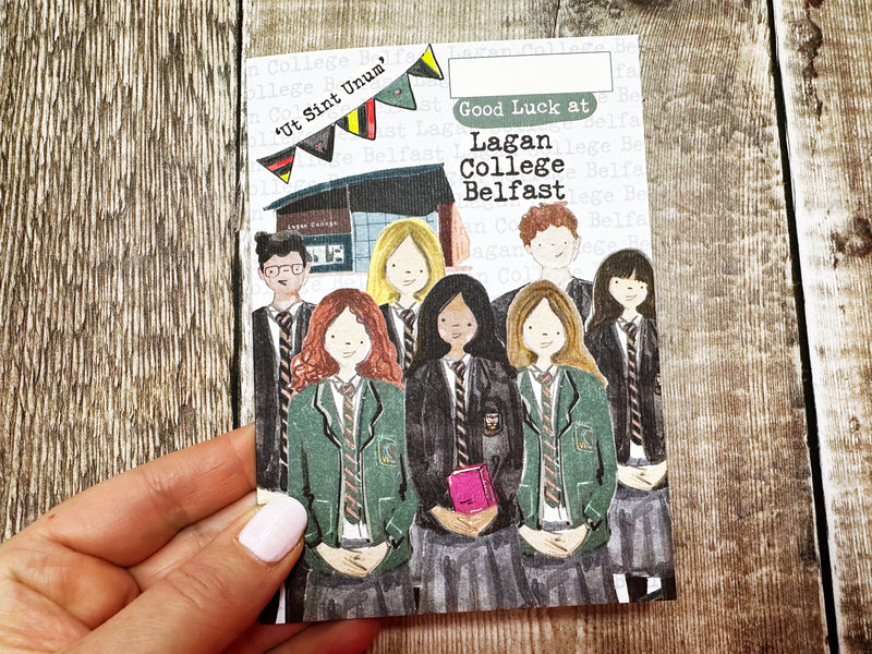 A6 First Day at Secondary School Personalised Greeting Card