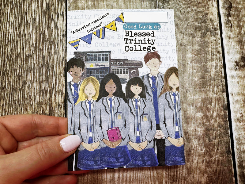 A6 First Day at Secondary School Personalised Greeting Card