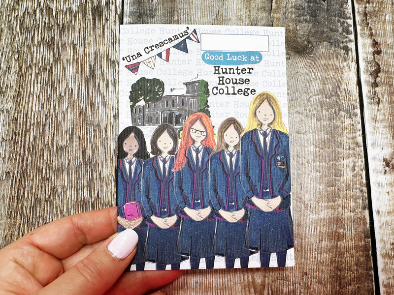 A6 First Day at Secondary School Personalised Greeting Card