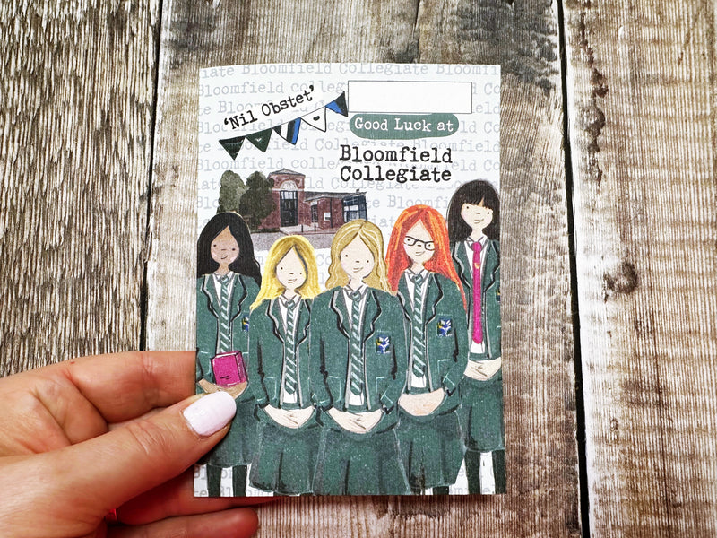 A6 First Day at Secondary School Personalised Greeting Card