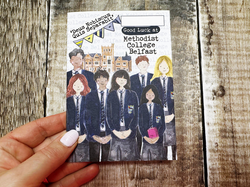 A6 First Day at Secondary School Personalised Greeting Card