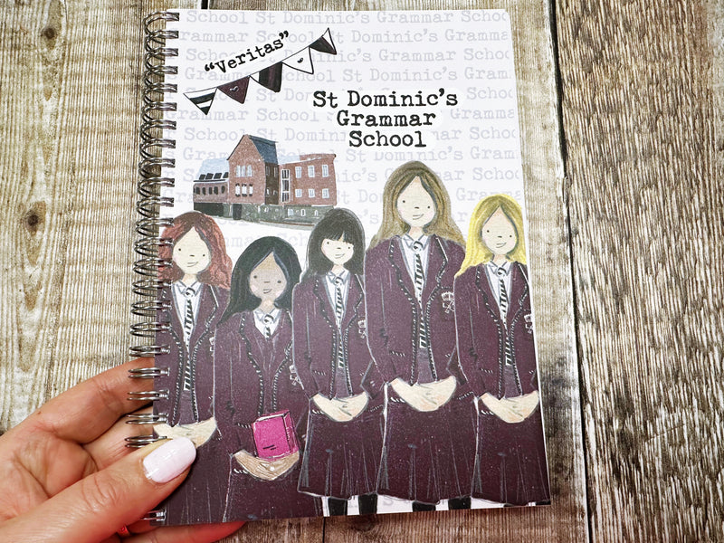 A5 Secondary School Notebook or Weekly Planner