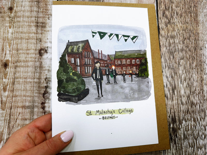 A5 Secondary School Personalised Card/Print