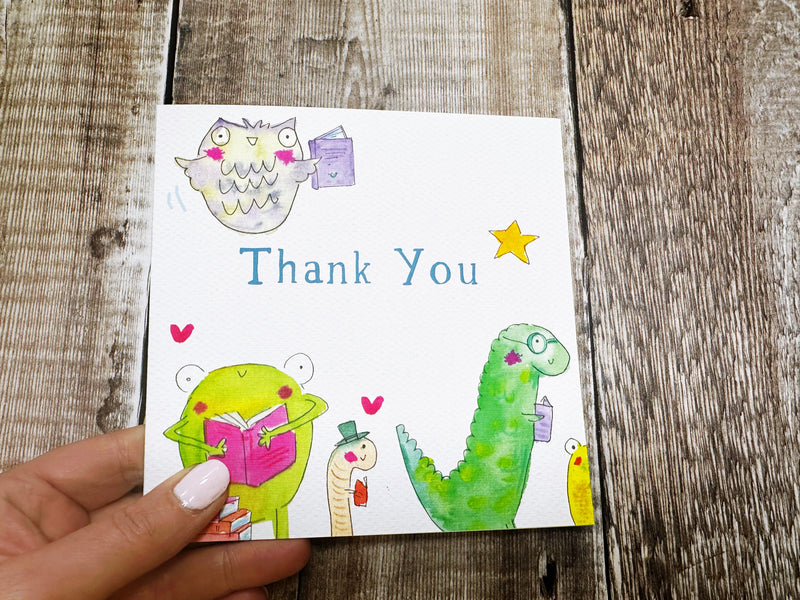 Thank you Cute Card - Personalised