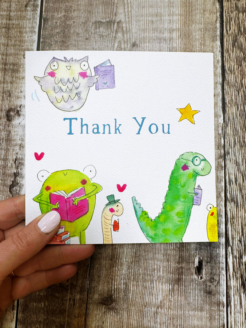 Thank you Cute Card - Personalised