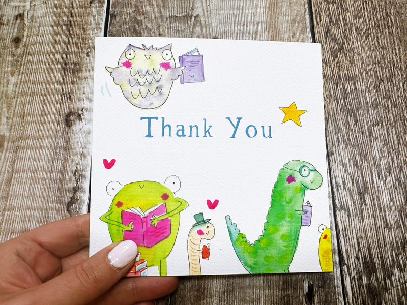 Thank you Cute Card - Personalised