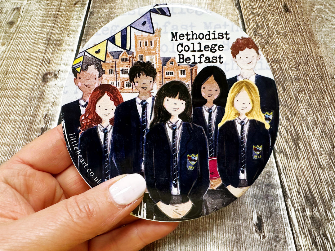 Secondary School Coaster with Acrylic Stand