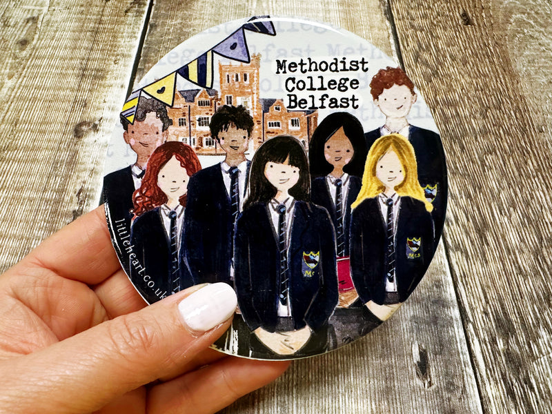 Secondary School Coaster with Acrylic Stand