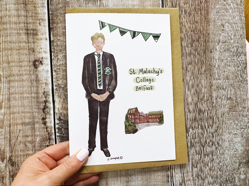 A5 Secondary School Personalised Card/Print