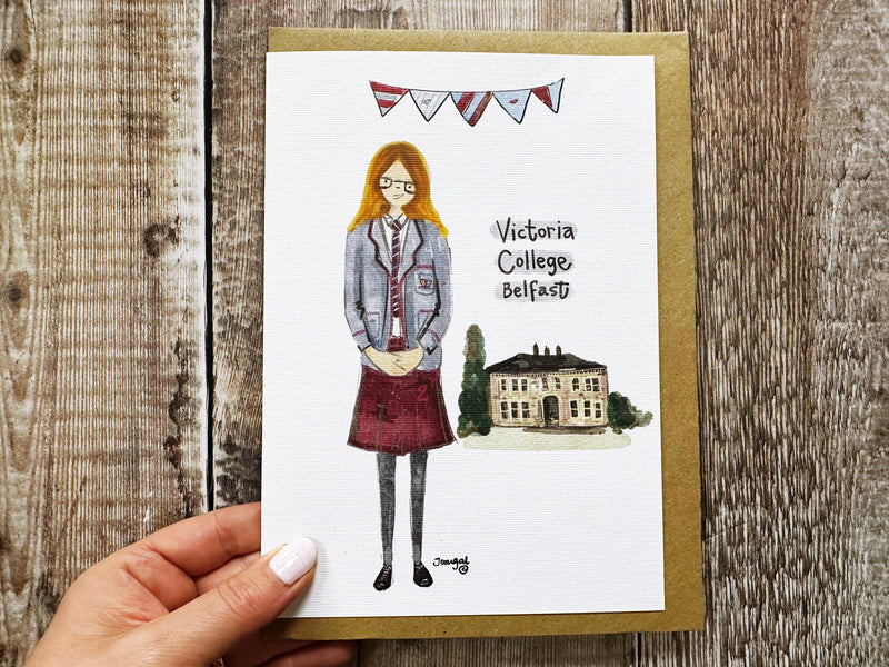 A5 Secondary School Personalised Card/Print