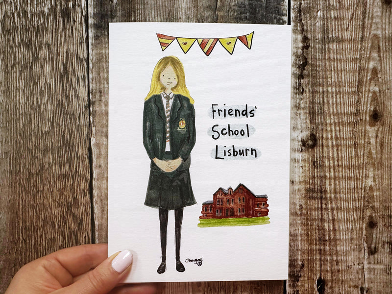 A5 Secondary School Personalised Card/Print