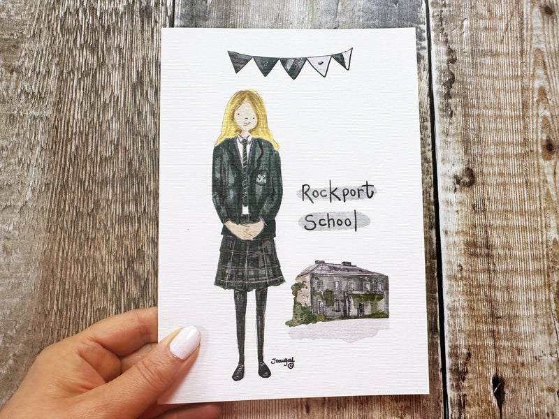 A5 Secondary School Personalised Card/Print