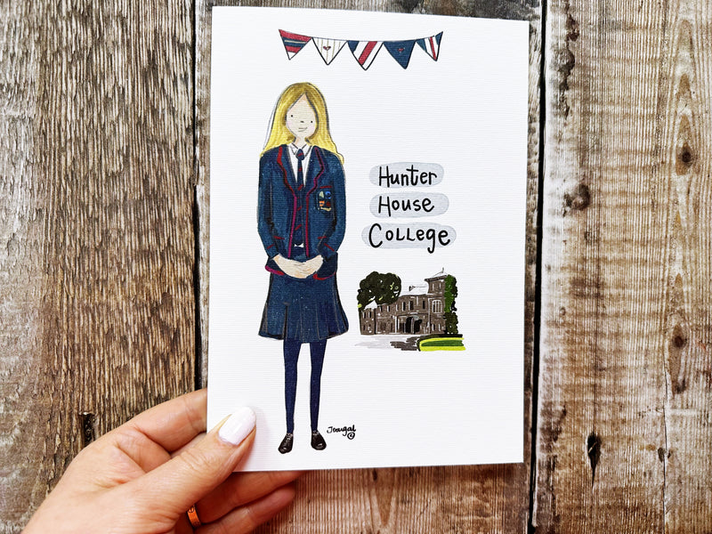 A5 Secondary School Personalised Card/Print