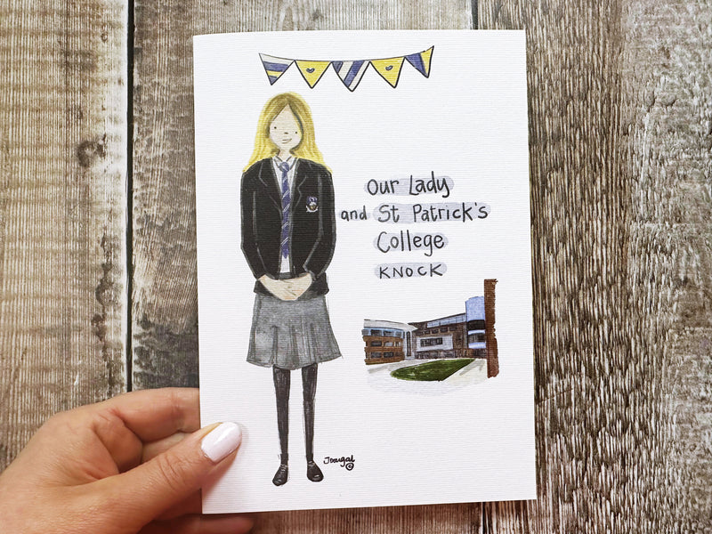 A5 Secondary School Personalised Card/Print