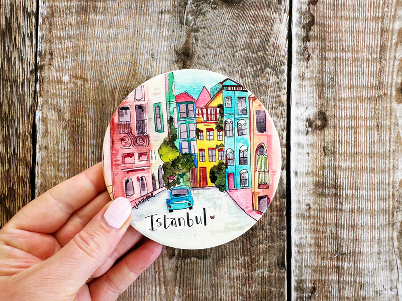 Istanbul Turkey Ceramic Coaster