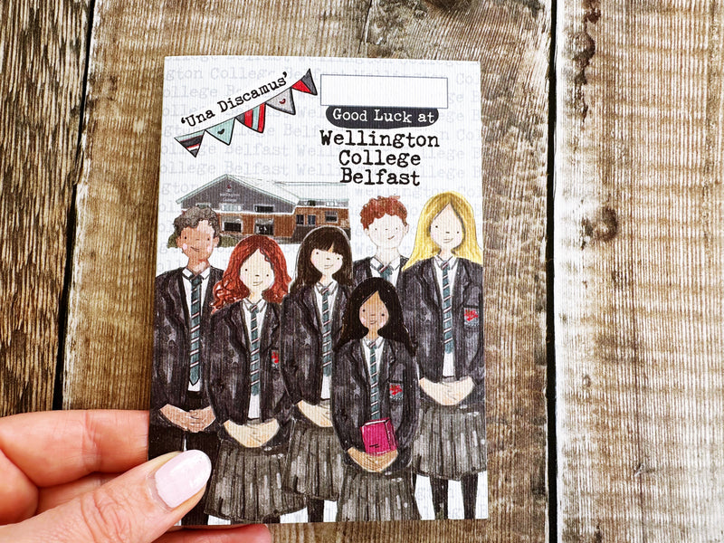 A6 First Day at Secondary School Personalised Greeting Card