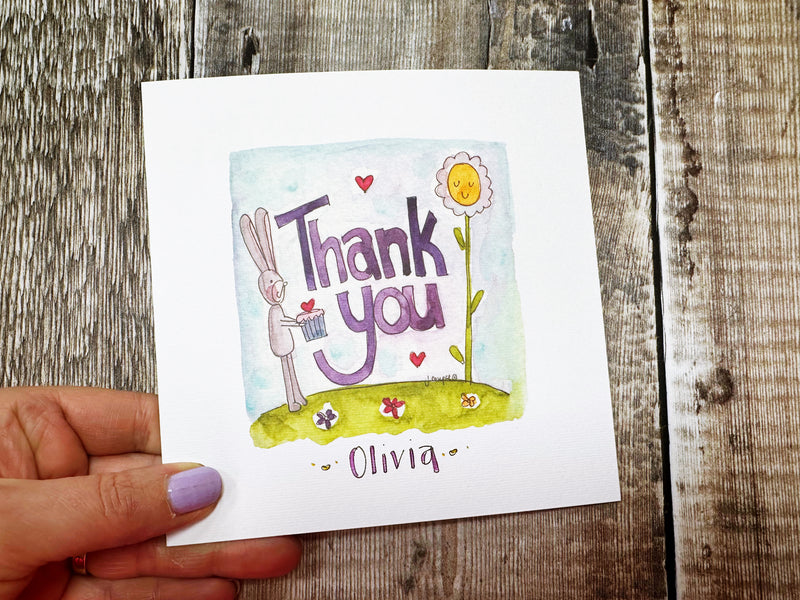 Thank you Card - Personalised