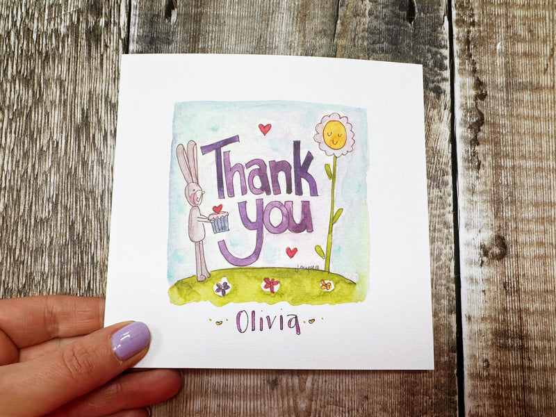 Thank you Card - Personalised