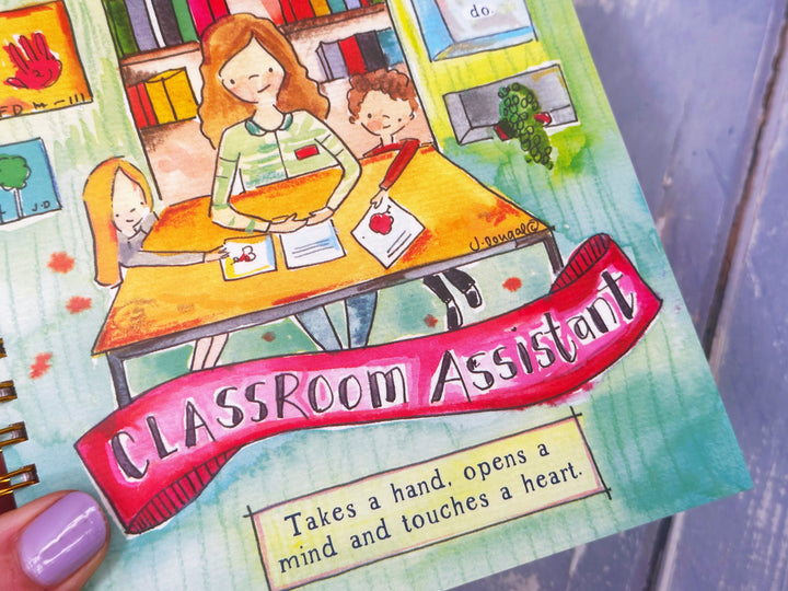 A5 Ring bound Classroom Assistant Notebook or Planner