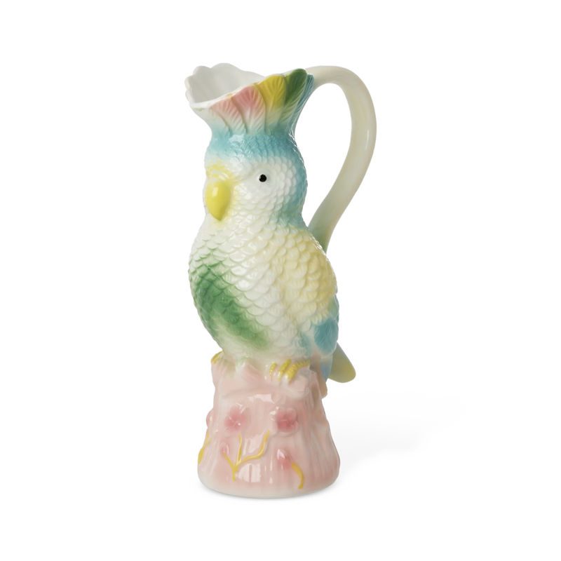Rice by Rice Bird Ceramic Jug - Mint