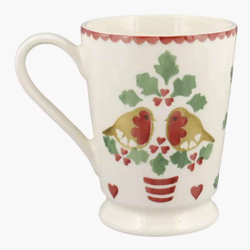 Emma Bridgewater Cocoa Mug Christmas Joy Robins 430ml