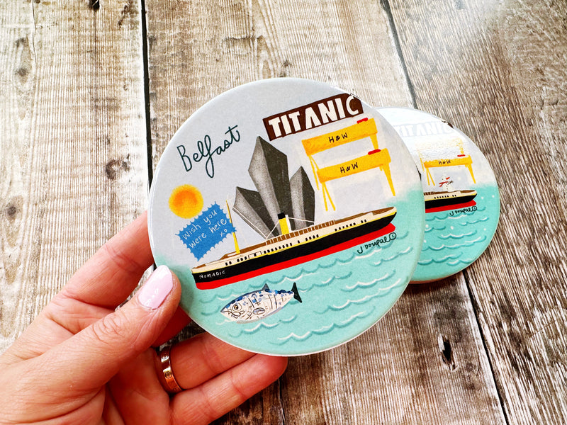 Titanic Shipyard Belfast Ceramic Coaster