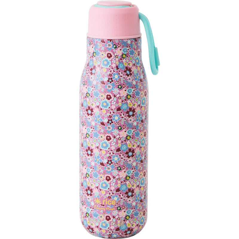 Rice by Rice Stainless Steel Drinking Bottle - Lavender Fall- Pink Lid