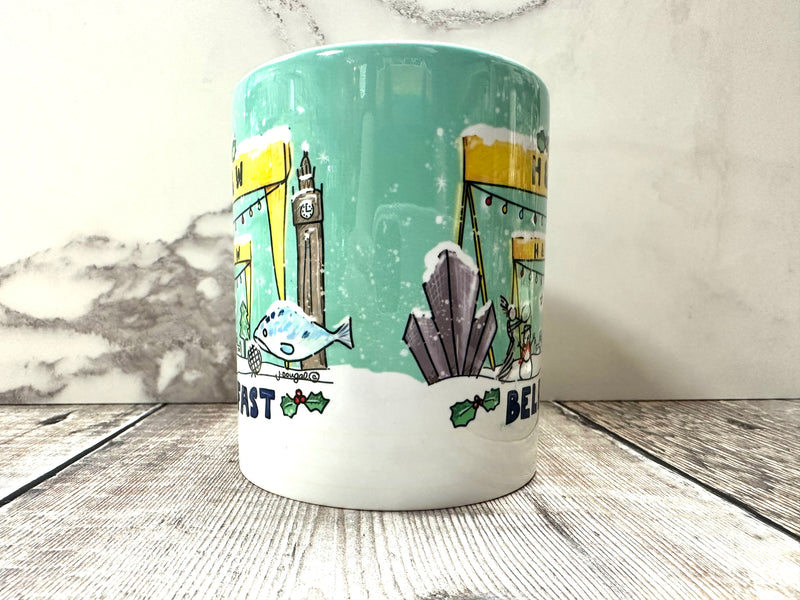 Belfast at Christmas Ceramic Mug 11oz