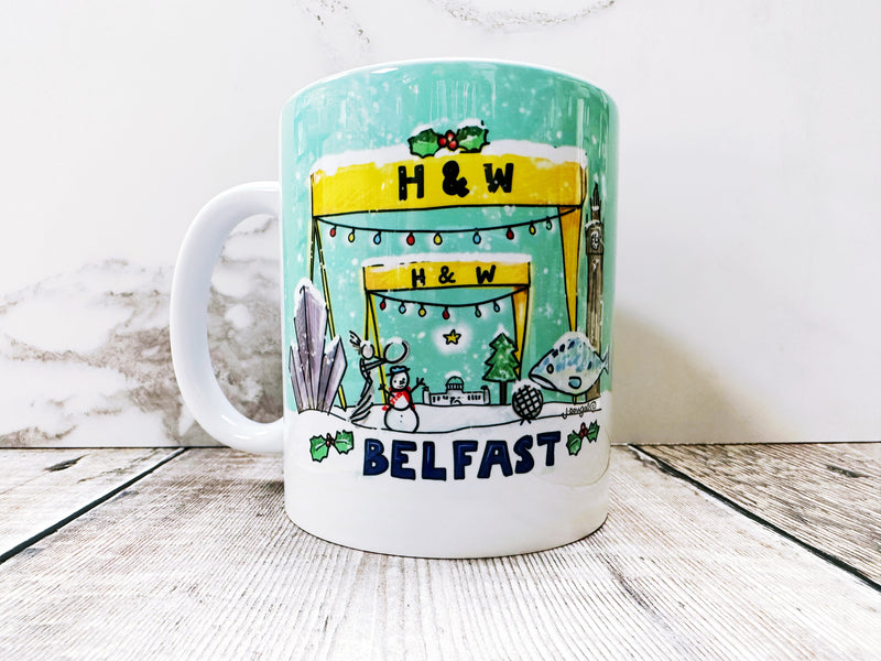 Belfast at Christmas Ceramic Mug 11oz