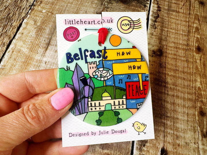 Belfast Brights Christmas Ceramic Decoration