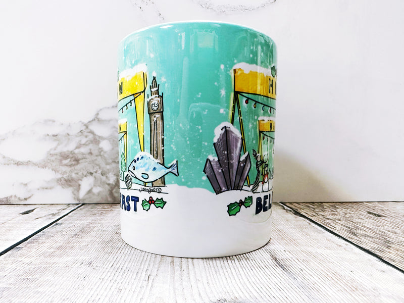 Belfast at Christmas Ceramic Mug 11oz