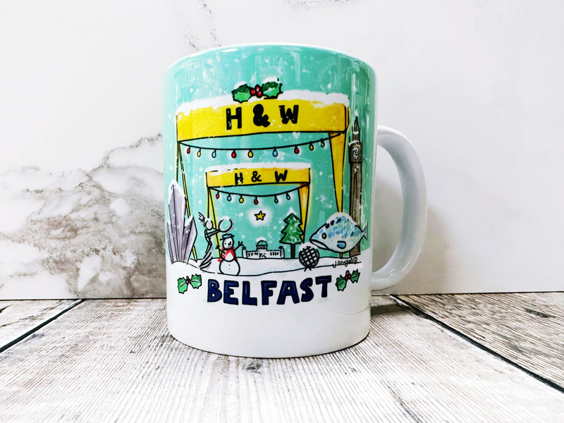 Belfast at Christmas Ceramic Mug 11oz