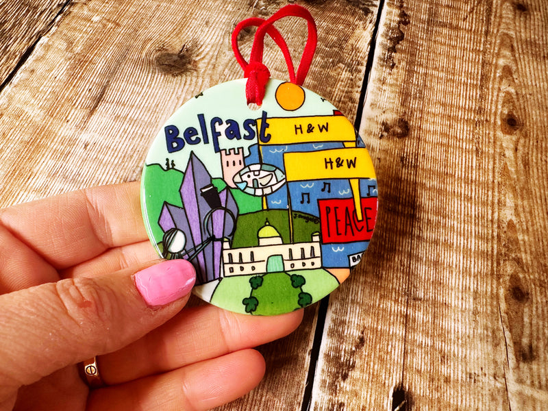 Belfast Brights Christmas Ceramic Decoration