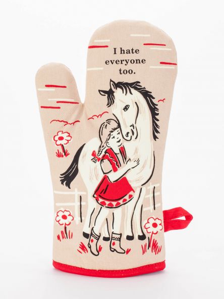 I Hate Everyone too Oven Mitt