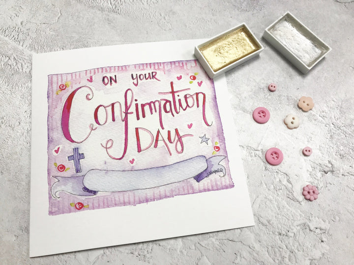 Confirmation Day Card - Personalised
