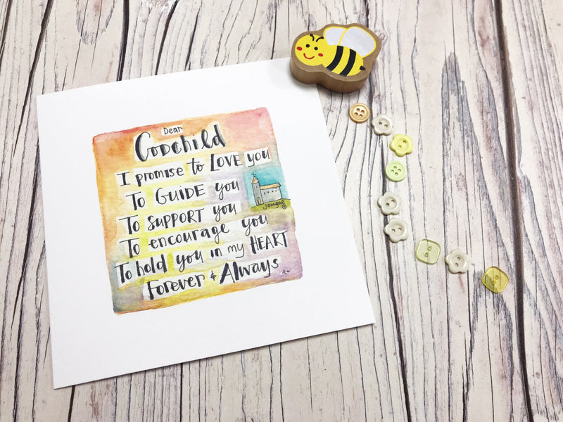 Godchild Card- Personalised