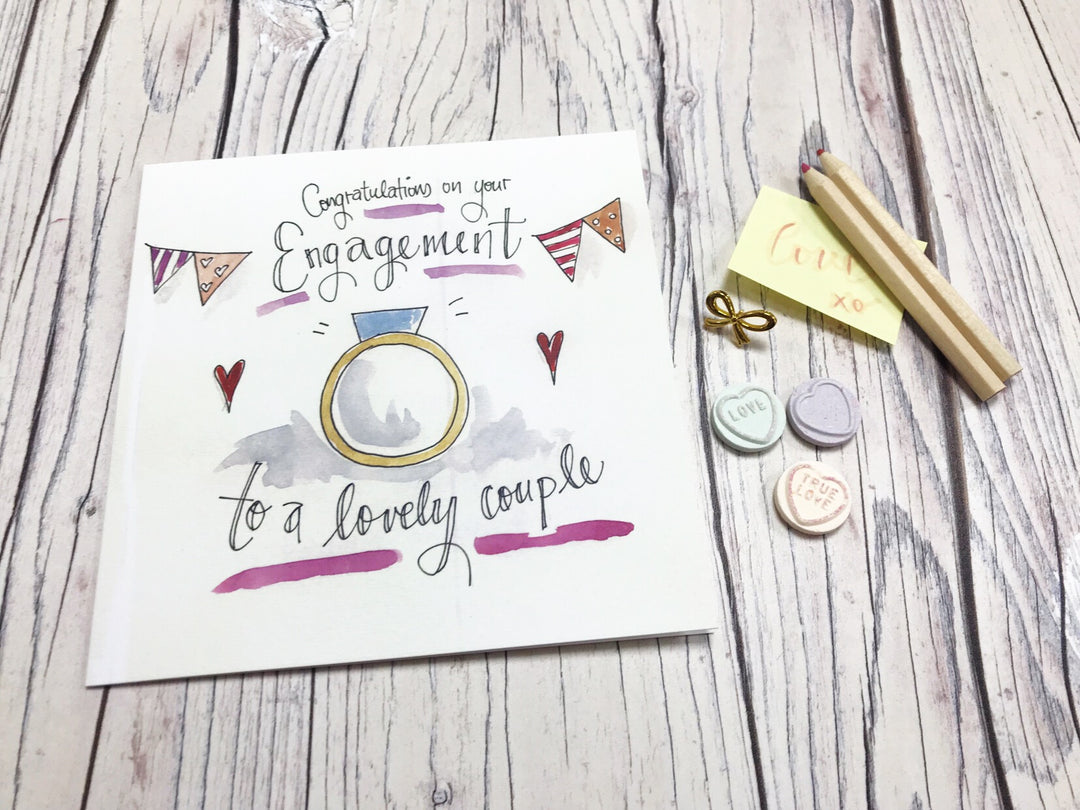 Engaged Text Card- Personalised