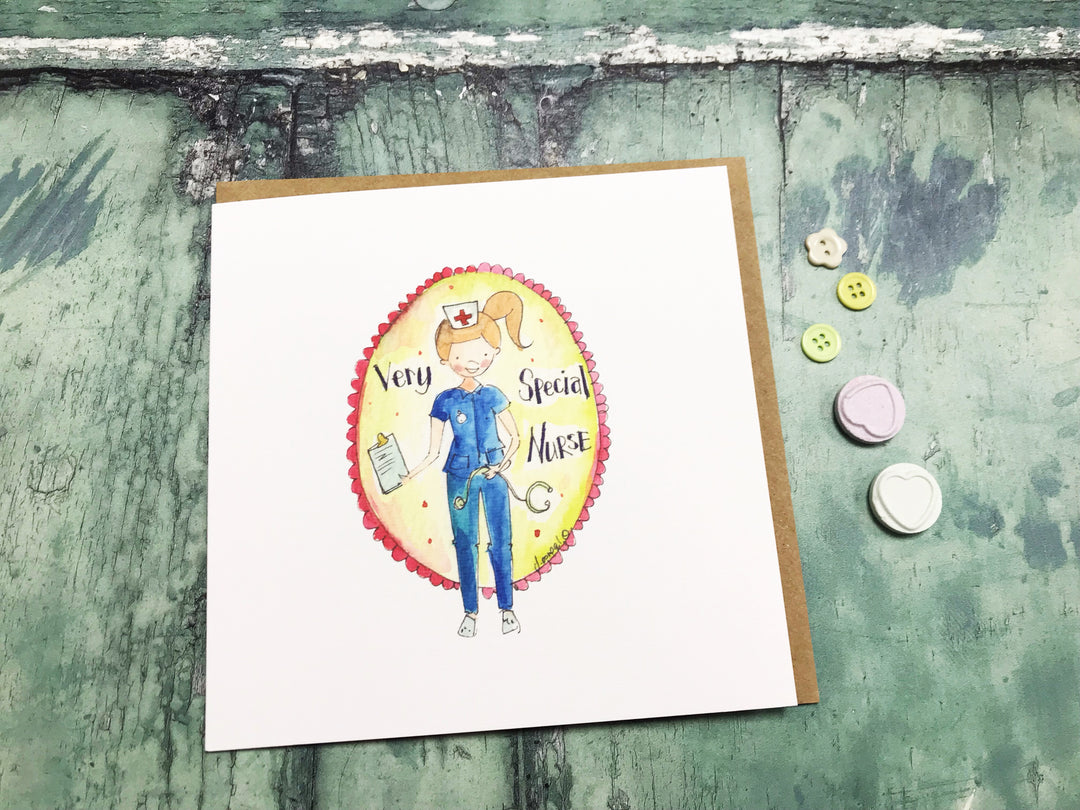 "Special Nurse" Card - Personalised
